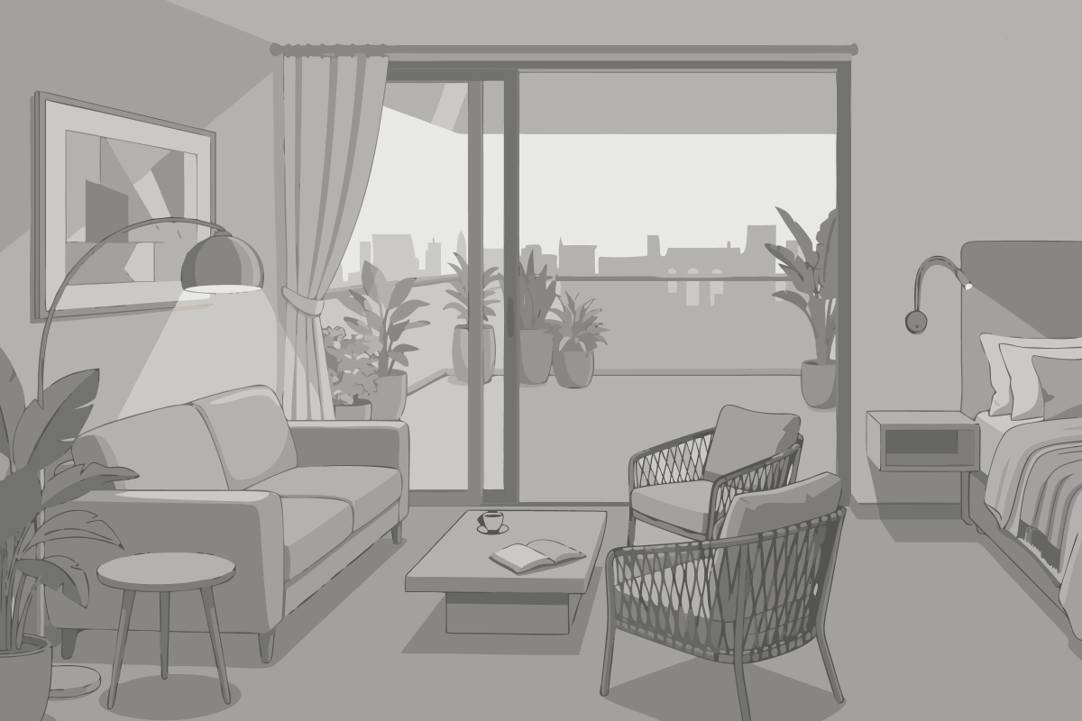 Luxuszimmer in den Bergen